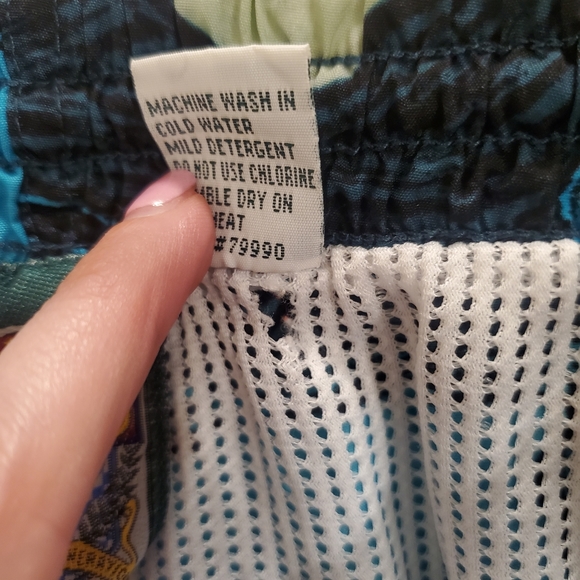 Vintage 90s G2000, swim trunks, net-lined, Men's L, blue - Picture 4 of 6